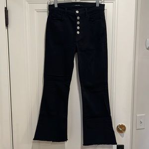 J Brand Maria cropped flare jeans